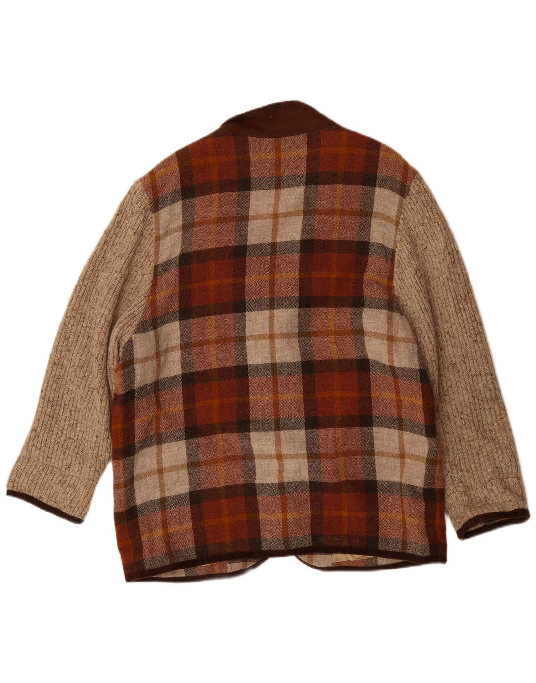 Vintage γυναικείο μπουφάν blazer UK 20 2XL μπορντό πολυακρυλικό