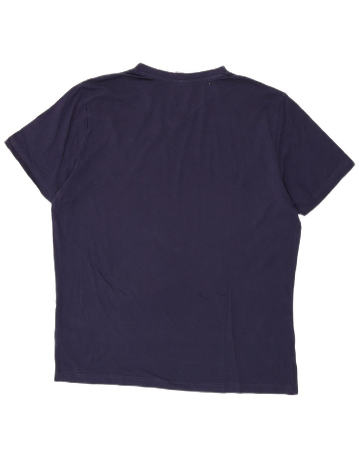 Ανδρικό T-Shirt PUMA Top XL Navy Blue Cotton