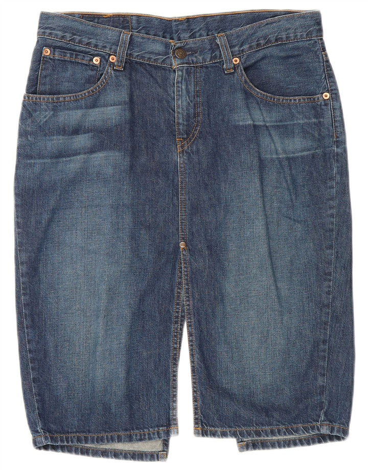 Levi's Γυναικεία 669 Τζιν Φούστα W32 Μεγάλη Μπλε Βαμβακερή