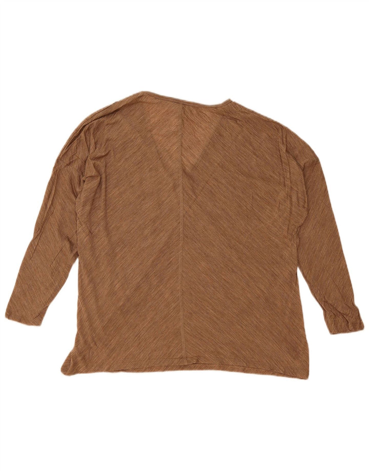 Massimo Dutti Γυναικείο υπερμεγέθη μακρυμάνικο UK 10 Small Beige Flecked