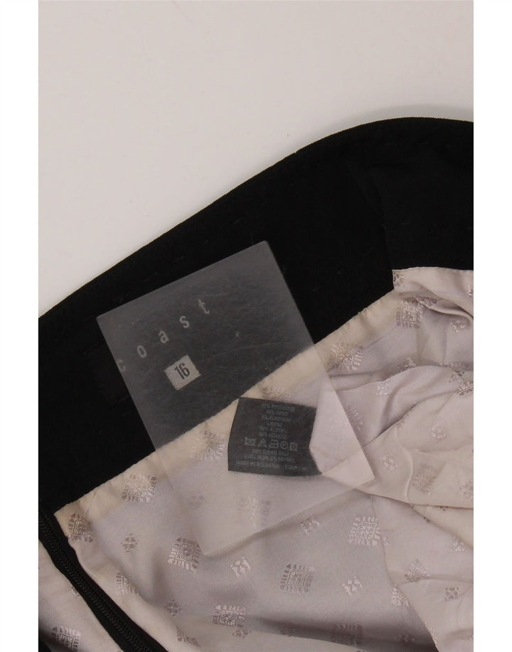 Γυναικεία φούστα COAST A-Line UK 16 Large W34 Μαύρο Πολυεστέρας