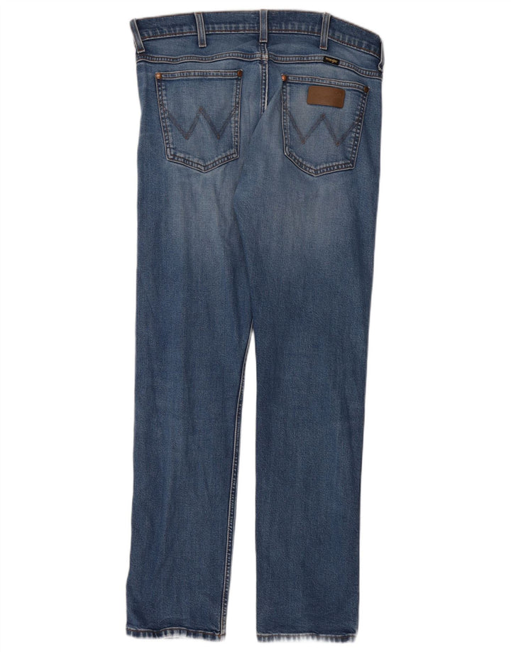 Ανδρικό τζιν Wrangler ίσιο W33 L32 Μπλε βαμβακερό