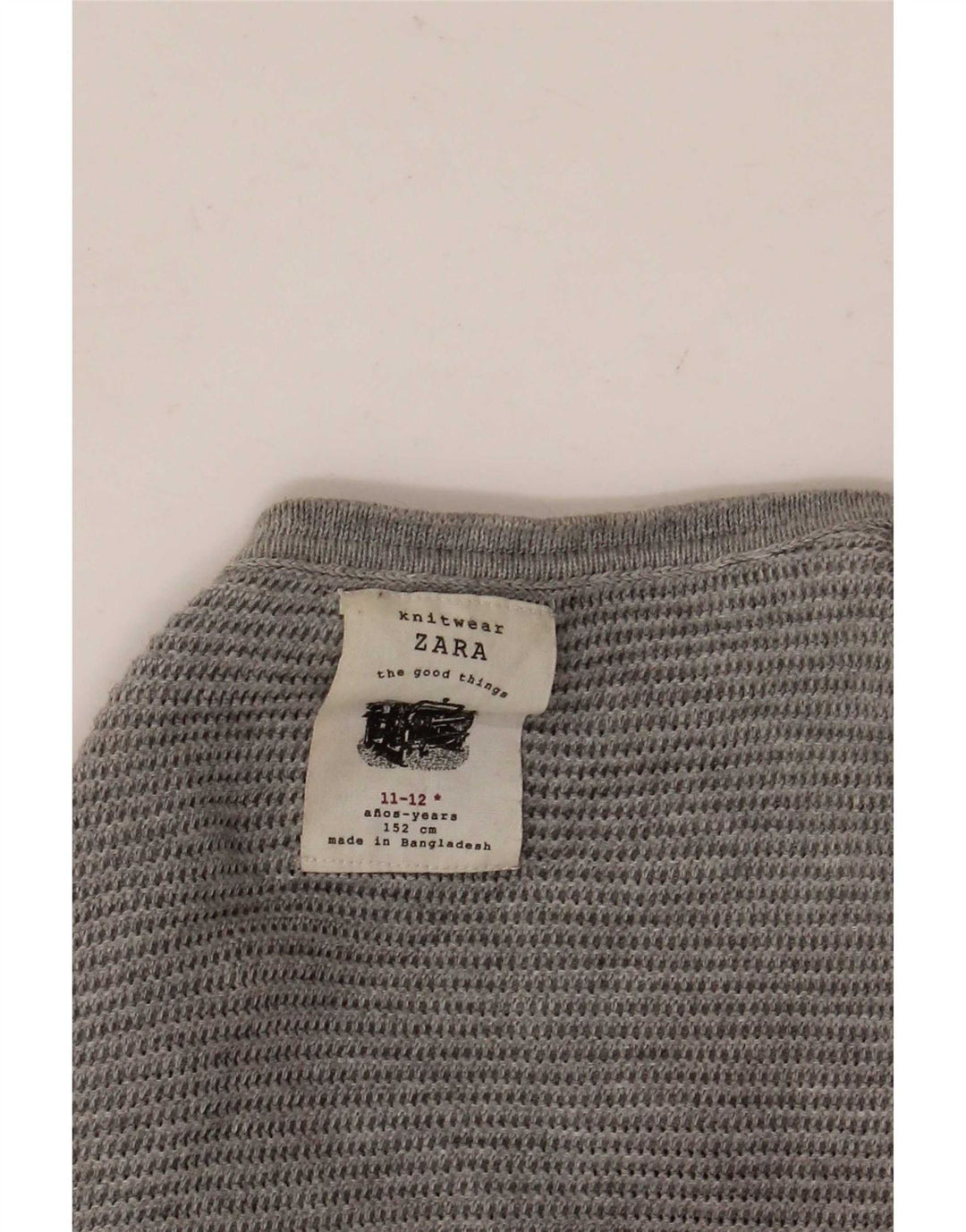 Πουλόβερ Zara Boys Crew Neck Jumper 11-12 Years Grey