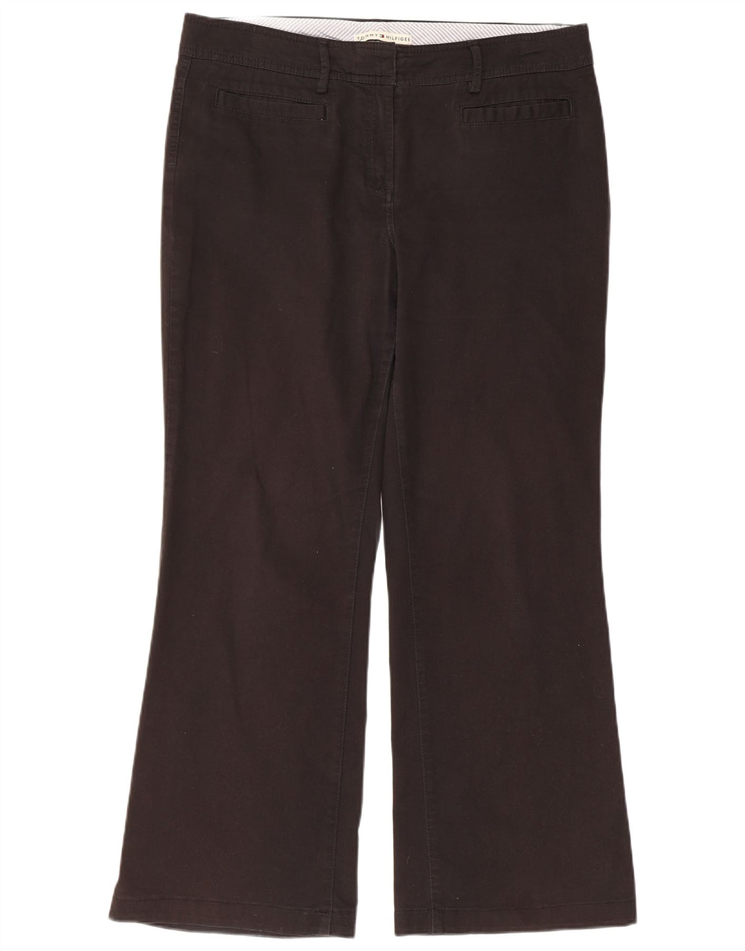 TOMMY HILFIGER Γυναικείο Bootcut Casual Παντελόνι US 14 XL W36 L30 Μαύρο