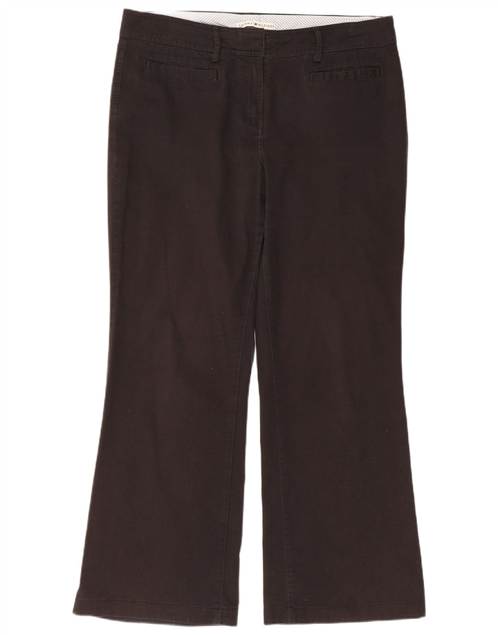 TOMMY HILFIGER Γυναικείο Bootcut Casual Παντελόνι US 14 XL W36 L30 Μαύρο