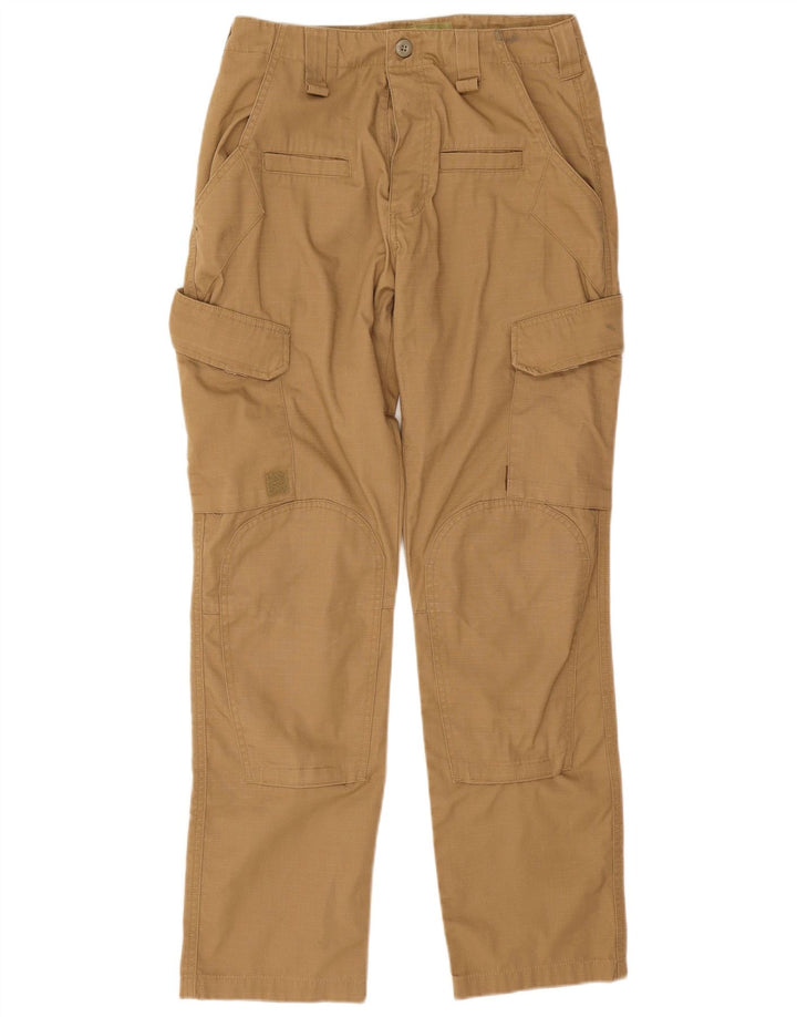 Vintage Ανδρικό ίσιο παντελόνι Cargo W30 L30 Beige Polyester