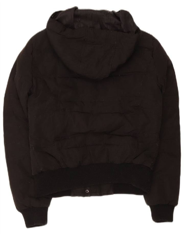 Zara Γυναικείο μπουφάν με κουκούλα UK 10 Small Black