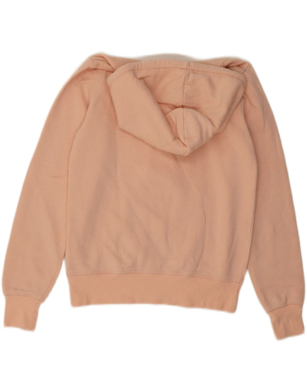 Champion Womens Graphic Hoodie Jumper UK 10 Small Pink