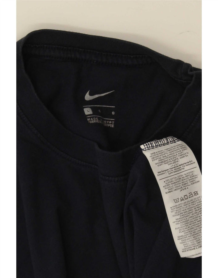 Ανδρικό μπλουζάκι Nike, τοπ μεγάλο, μπλε ναυτικό, βαμβακερό