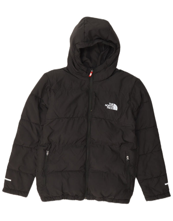 The North Face Boys Hooded Jacket padded 14-15 Years XL Black Polyester