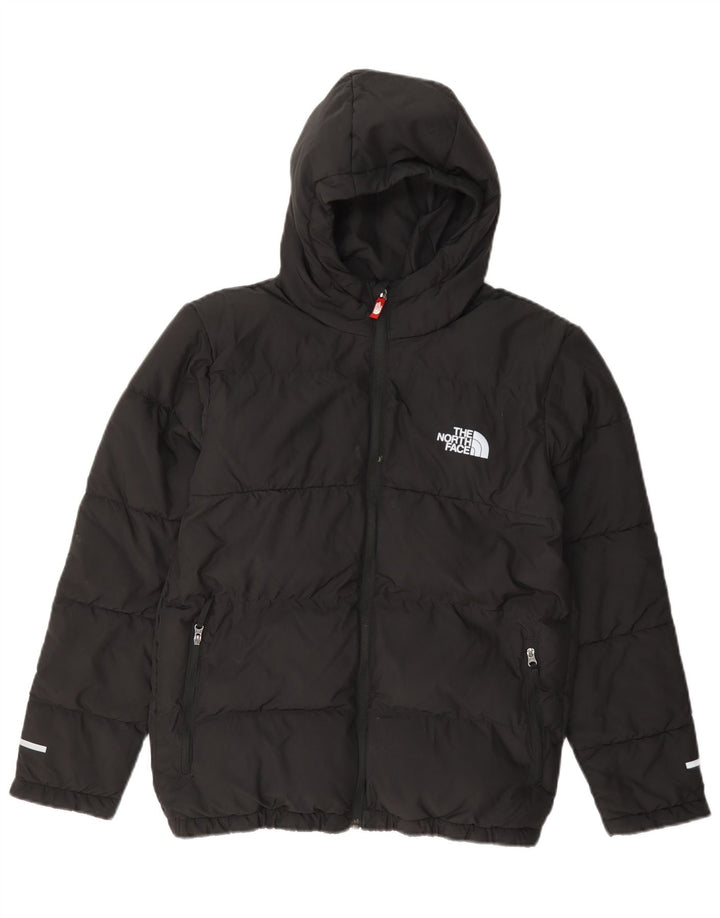 The North Face Boys Hooded Jacket padded 14-15 Years XL Black Polyester