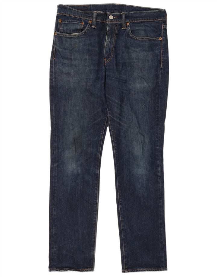 Levi's Mens 511 Slim Jeans W34 L32 Navy Blue Cotton