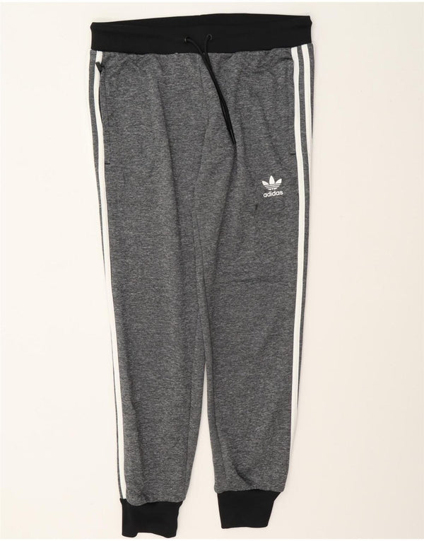 Γυναικεία αθλητική φόρμα Adidas Παντελόνι Joggers UK 12 Medium Grey Polyester