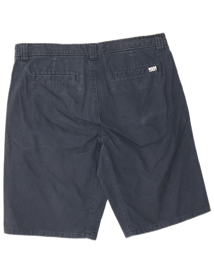 Sergio Tacchini Ανδρικό σορτς Chino EU 48 Medium W36 Navy Blue βαμβακερό