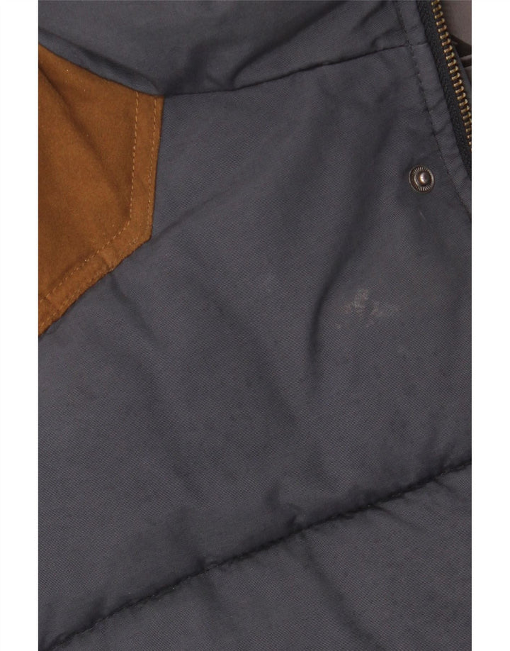 Quiksilver Ανδρικό μπουφάν με επένδυση UK 40 Large Navy Blue από βαμβάκι