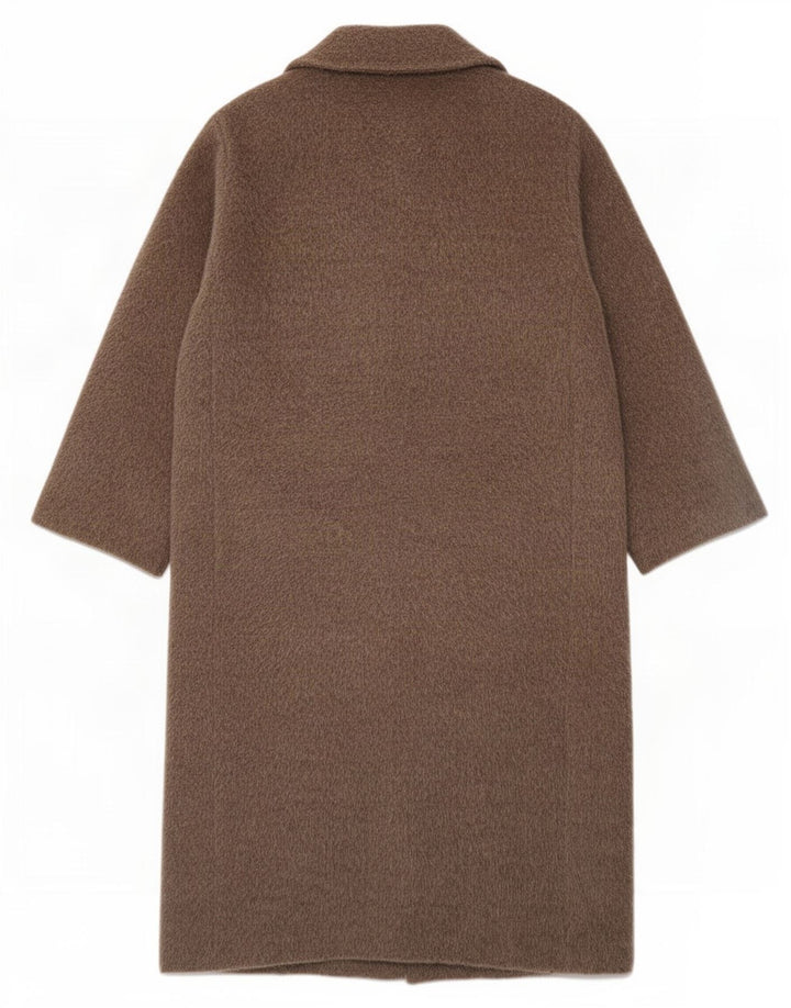 Γυναικείο Πανωφόρι Marella Oversized UK 10 Μικρό καφέ παρθένο μαλλί