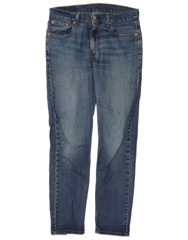 Levi's Mens 502 Hi-Ball Tapered Jeans W30 L28 Blue Cotton