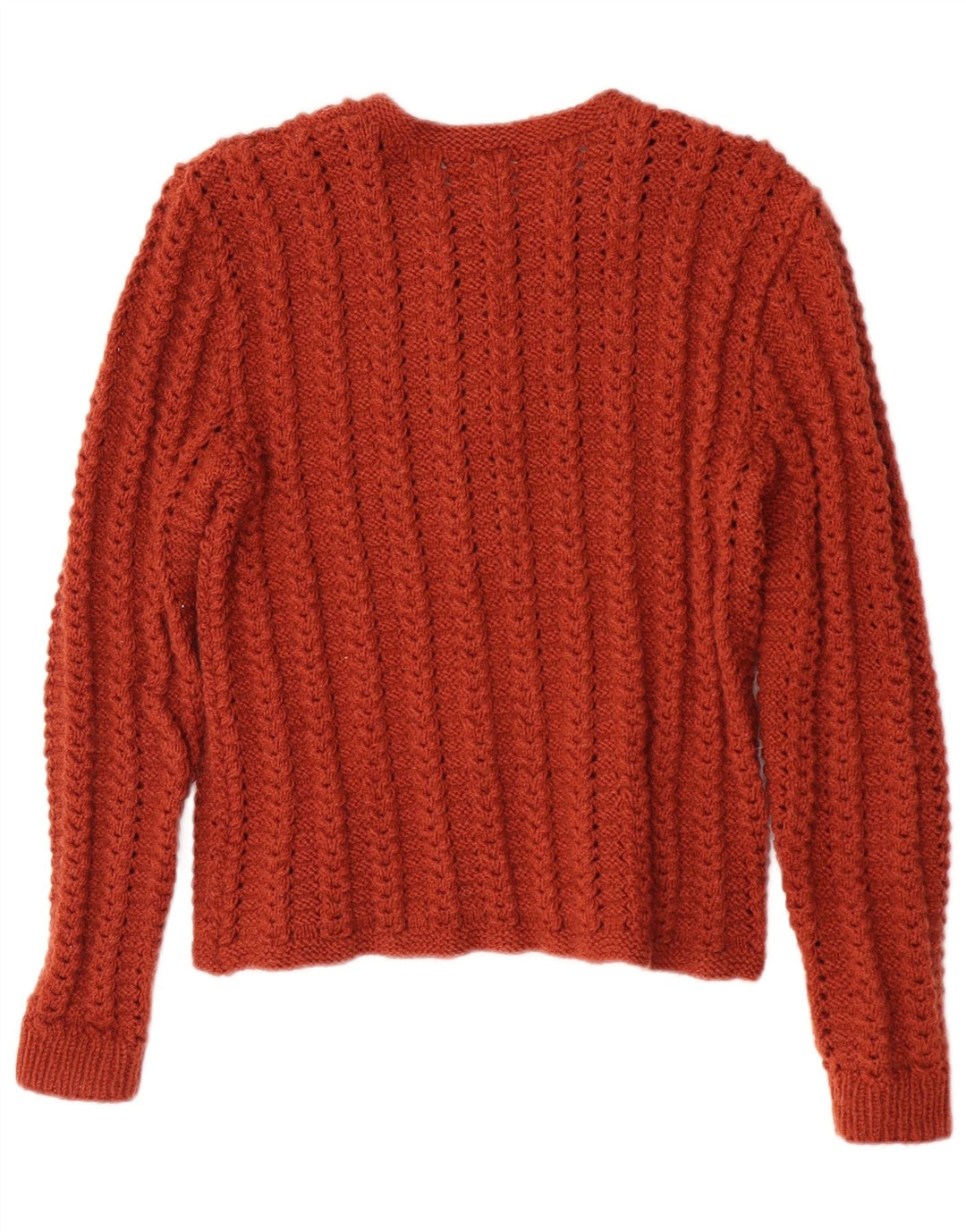 Vintage γυναικεία ζακέτα πουλόβερ UK 10 Small Orange