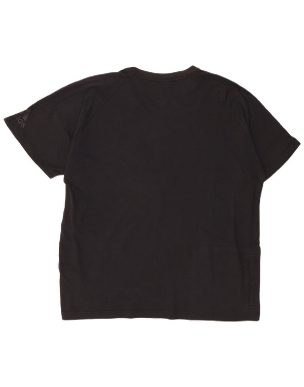 Ανδρικό T-Shirt Adidas Top XL Μαύρο βαμβακερό