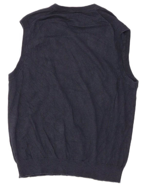 Chaps Ανδρικό γιλέκο Tank Top Large Navy Blue Cotton