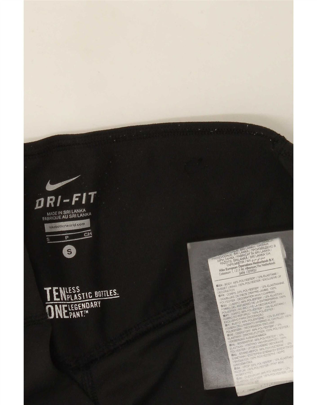 Γυναικεία κολάν Nike Dri Fit Capri UK 8 Small Black Polyester