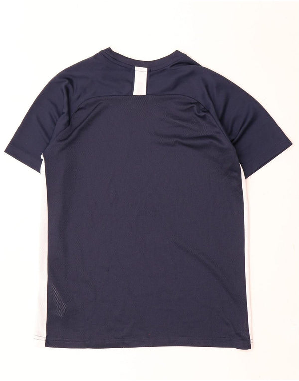 T-shirt Nike Boys Dri Fit Top 13-14 ετών XL Navy Blue Colorblock