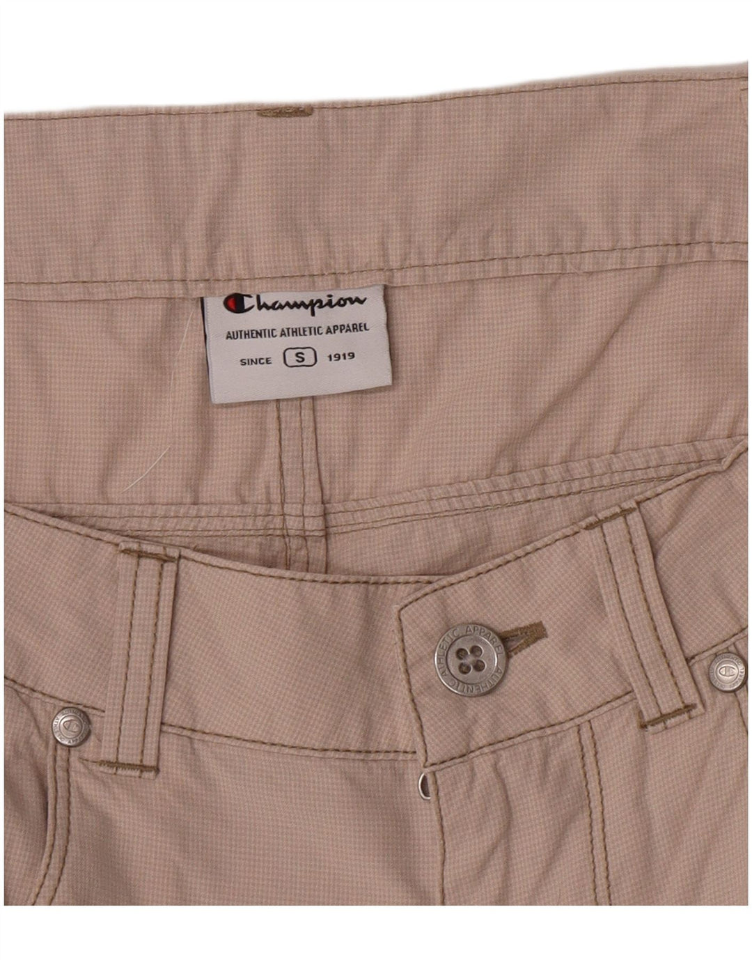 Champion Γυναικείο Casual σορτς Small W28 Beige Houndstooth