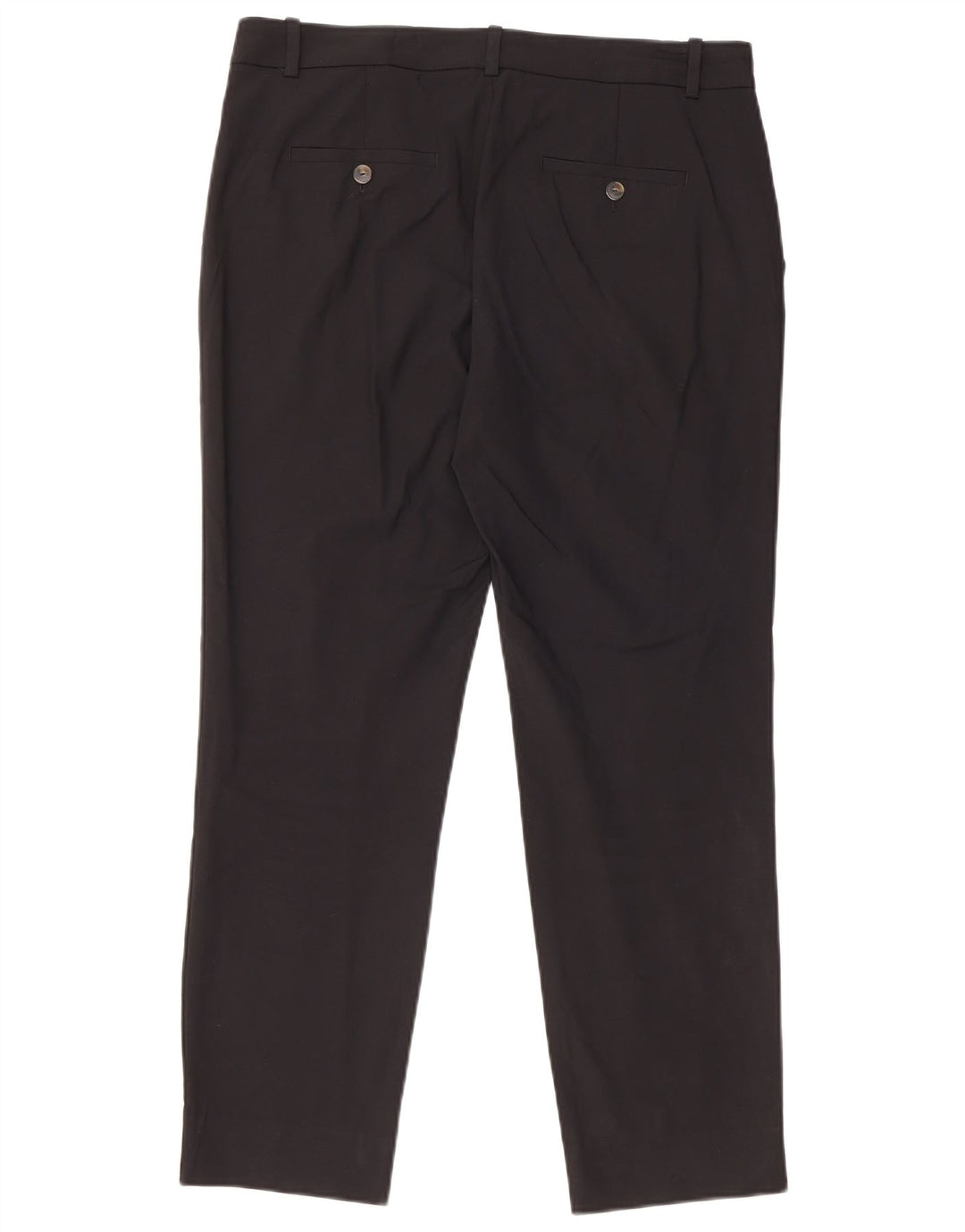 MASSIMO DUTTI Γυναικείο ίσιο παντελόνι EU 40 Medium W30 L27 Μαύρο