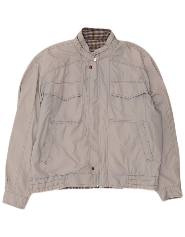 Vintage Ανδρικό Bomber Jacket UK 40 Large Grey
