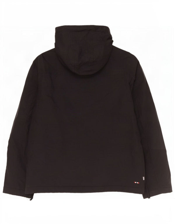 Napapijri Ανδρικό Γεωγραφικό Γραφικό Μπουφάν Anorak UK 42 XL Μαύρο νάιλον