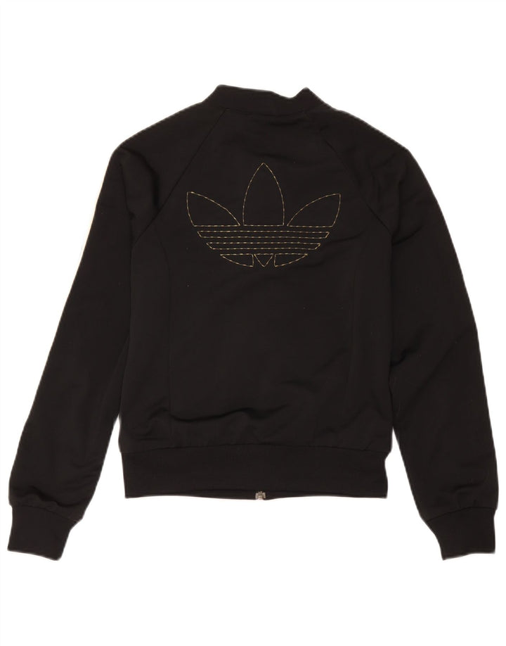 Γυναικεία αθλητική φόρμα Adidas Crop Graphic Top Jacket EU 38 Medium Black