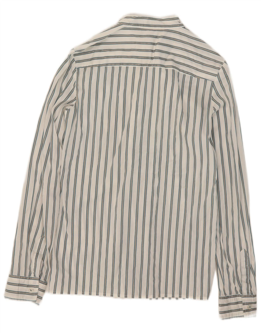 Zara Γυναικείο πουλόβερ Πουκάμισο UK 10 Small White ριγέ