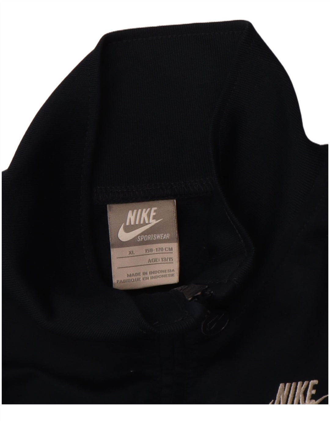 Γραφική φόρμα NIKE Boys Top μπουφάν 13-14 ετών XL Navy Blue Polyester