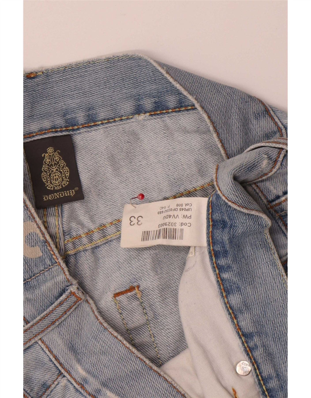 Ανδρικό τζιν σορτς Dondup Distressed W33, μεσαίο μπλε βαμβακερό