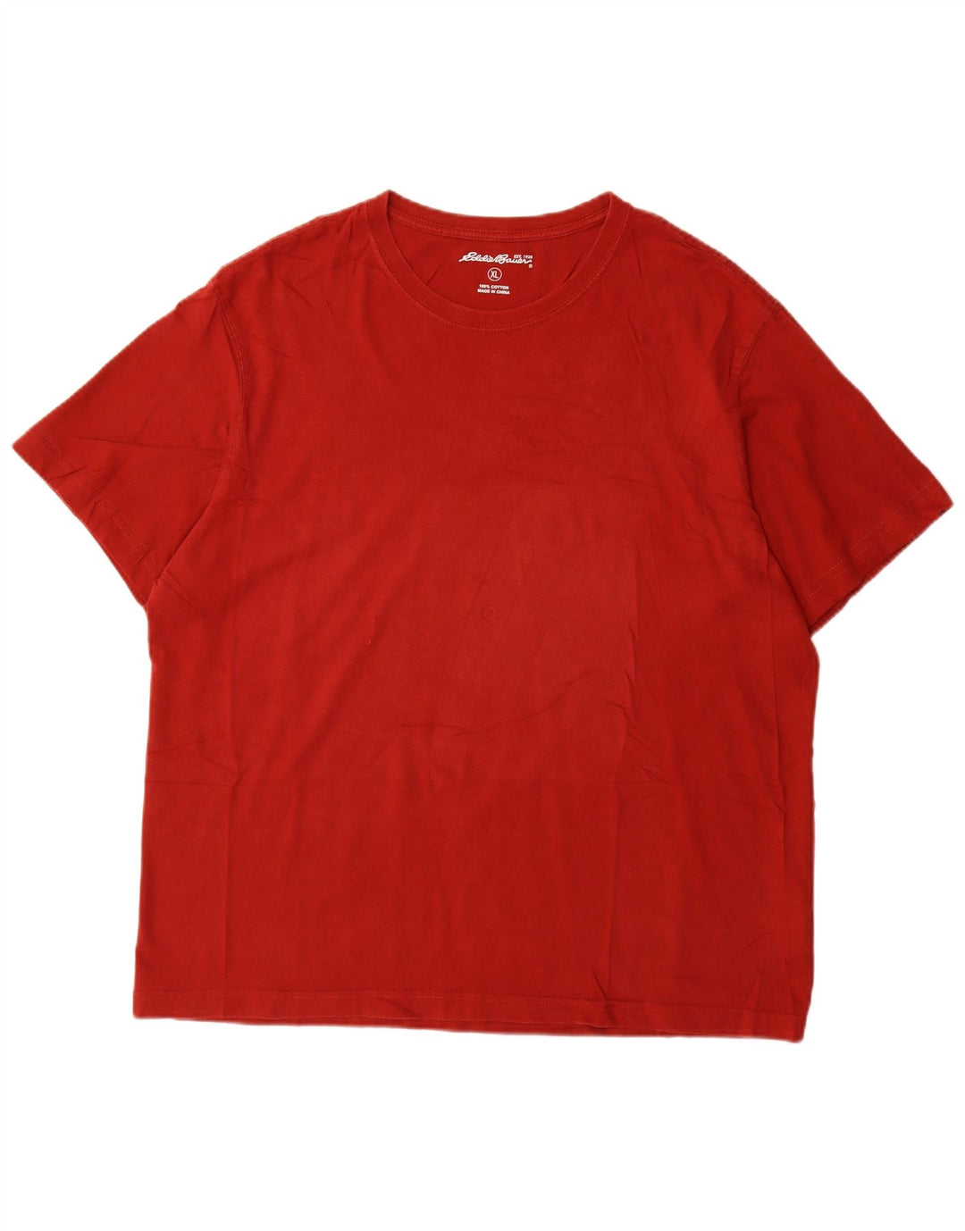 Eddie Bauer Ανδρικό T-Shirt Top XL Red Cotton