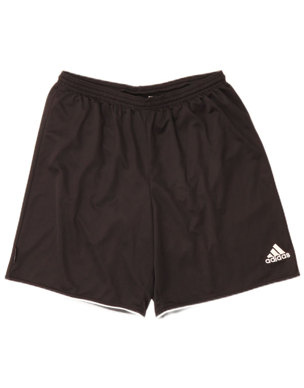 Ανδρικό αθλητικό σορτς Adidas μεγάλο μαύρο πολυεστέρα