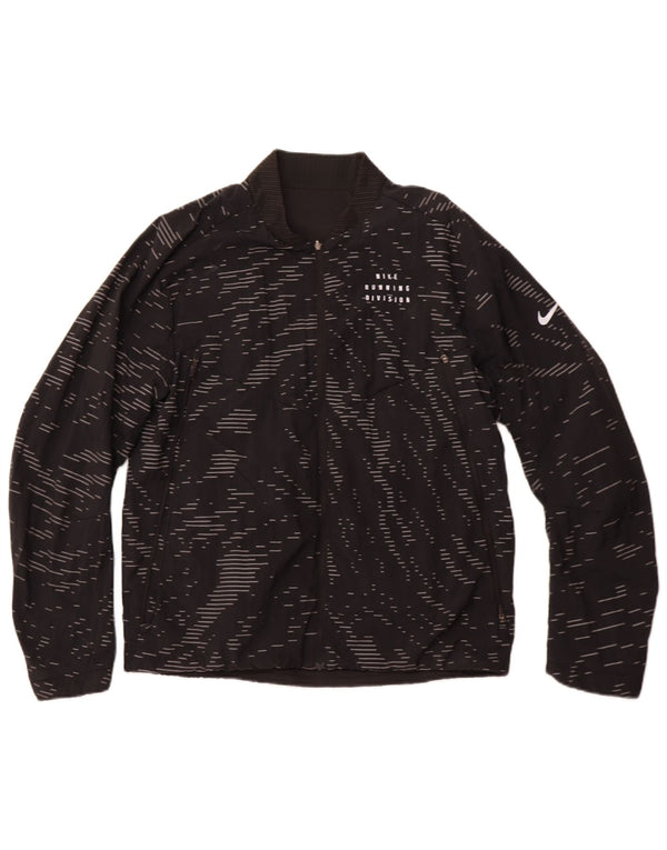 Ανδρικές φόρμες NIKE Therma-Fit Reversible Top Jacket μεσαίο μαύρο ριγέ