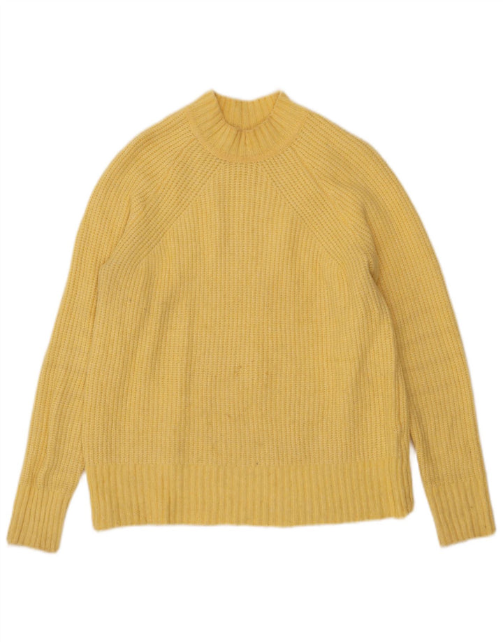 Marks & Spencer Γυναικείο πουλόβερ με λαιμό χελώνα UK 10 Small Yellow