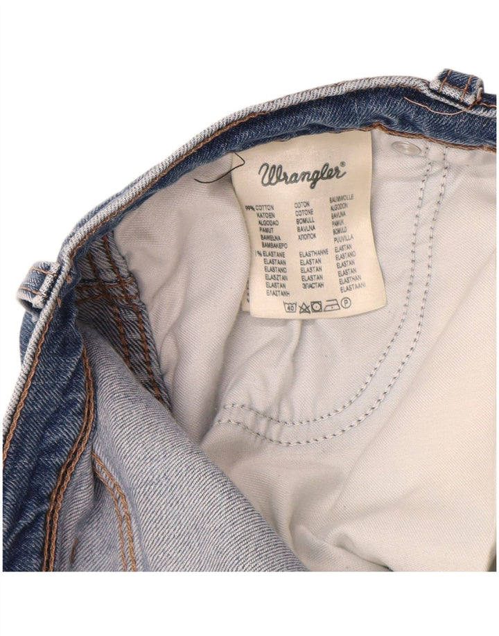 Ανδρικό τζιν WRANGLER Regular Fit ίσιο W34 L30 Μπλε βαμβακερό