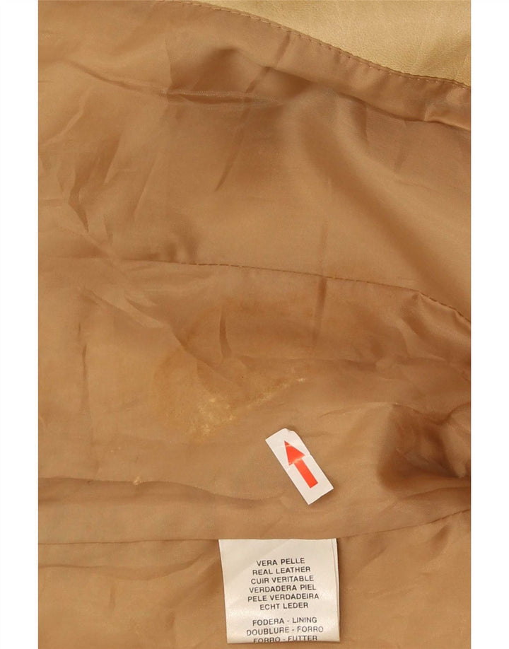 Conbipel Γυναικείο Δερμάτινο Μπουφάν IT 44 Medium Beige