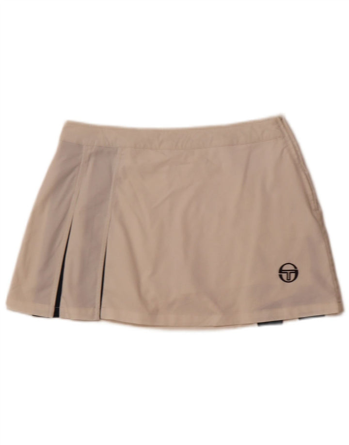 SERGIO TACCHINI Γυναικείο Skort IT 44 Medium White Colorblock Polyester