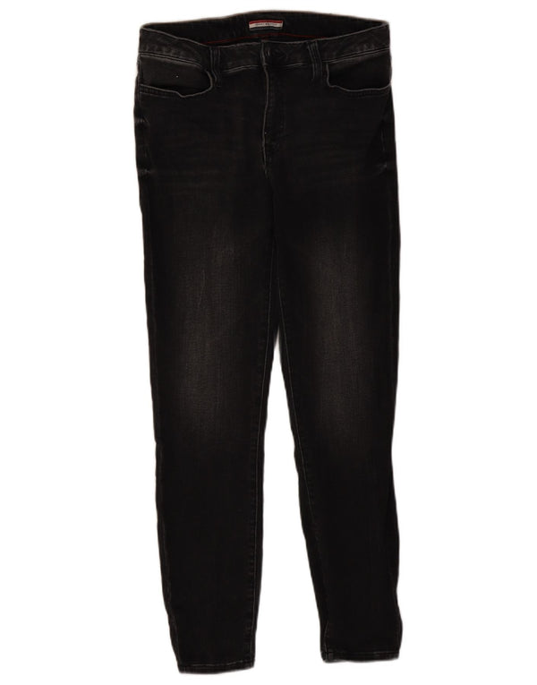 TOMMY HILFIGER Γυναικείο Ψηλό Skinny Jeans US 8 Medium W30 L26 Μαύρο