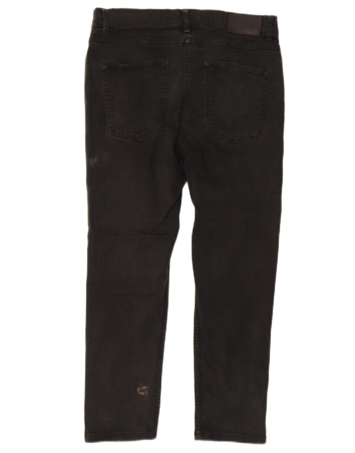 Whistles Womens Crop Slim Jeans W34 L25 Μαύρο