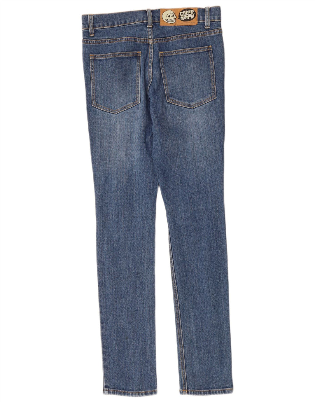 CHEAP MONDAY Γυναικείο Skinny Jeans W27 L32 Μπλε βαμβακερό