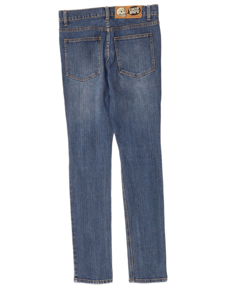 CHEAP MONDAY Γυναικείο Skinny Jeans W27 L32 Μπλε βαμβακερό