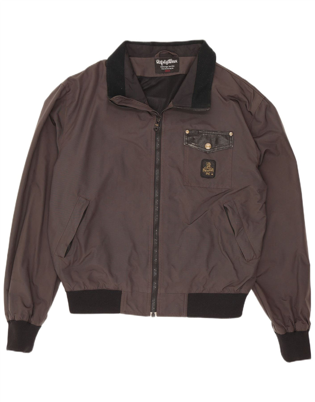 Ανδρικό μπουφάν Refrigiwear Bomber UK 40 Large Grey Colourblock Polyamide