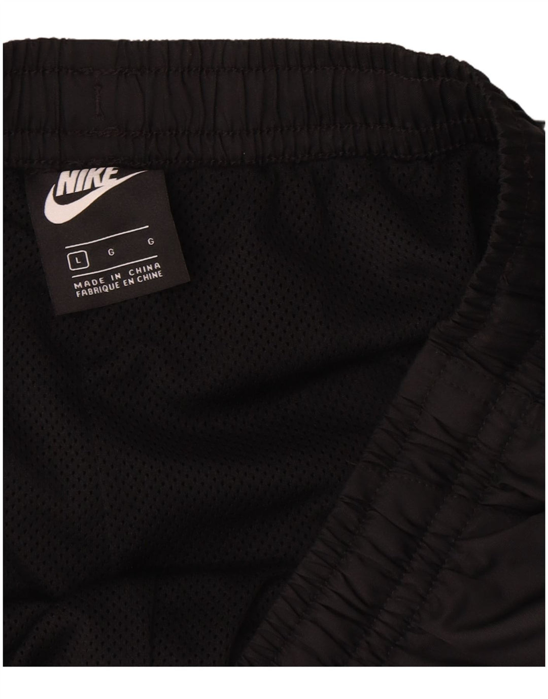 Ανδρικό κανονικό αθλητικό σορτς Nike Graphic, μεγάλο μαύρο πολυεστέρα