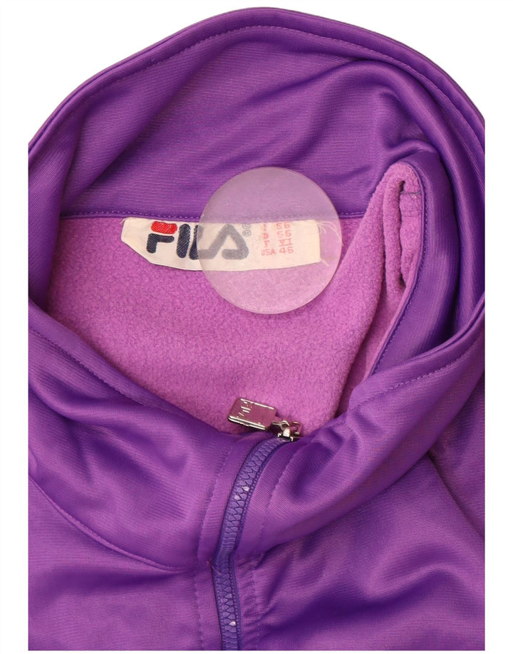 Ανδρική φόρμα γραφικής φόρμας Fila Top Jacket IT 56 2XL Purple Polyester
