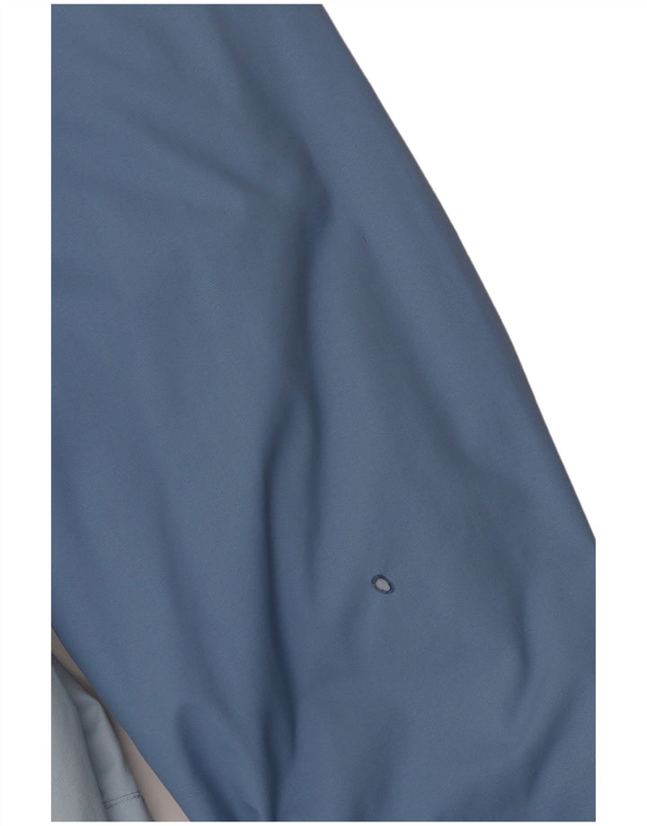 COLUMBIA Γυναικείο μπουφάν βροχής με κουκούλα UK 18 XL μπλε χρώματος