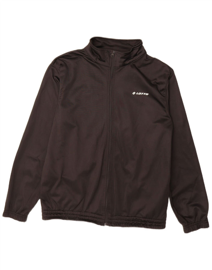 Ανδρική φόρμα Lotto Top Jacket Μεσαίο Μαύρο Πολυεστέρα